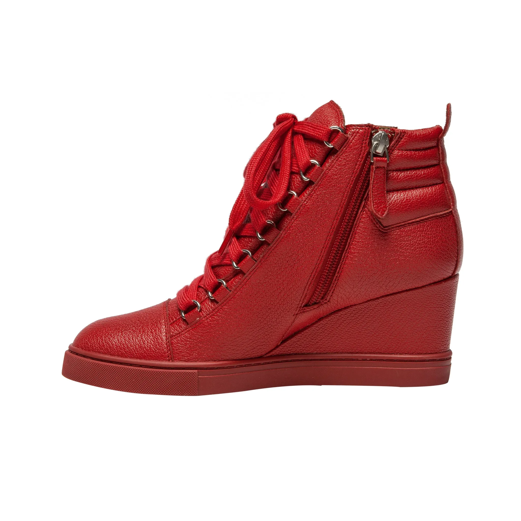 FENTON | Lace-Up Wedge Sneakers