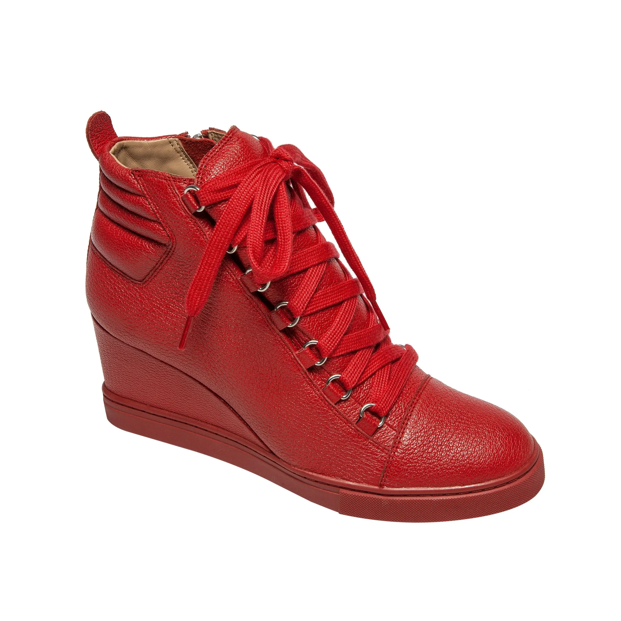 FENTON | Lace-Up Wedge Sneakers