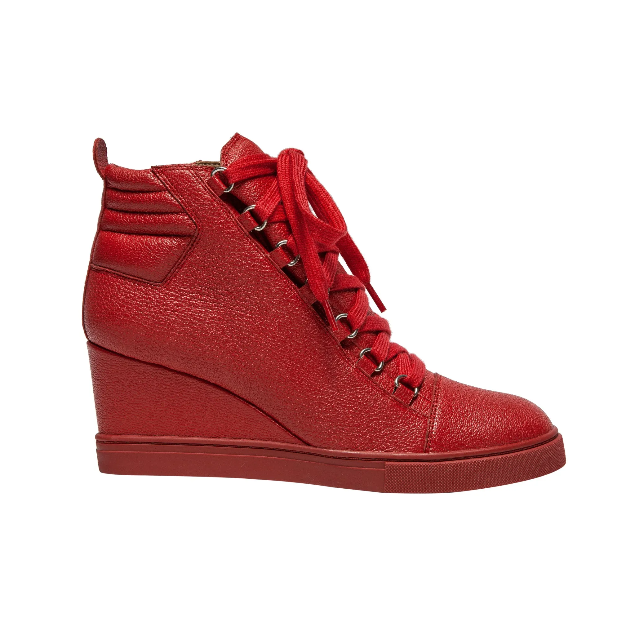 FENTON | Lace-Up Wedge Sneakers