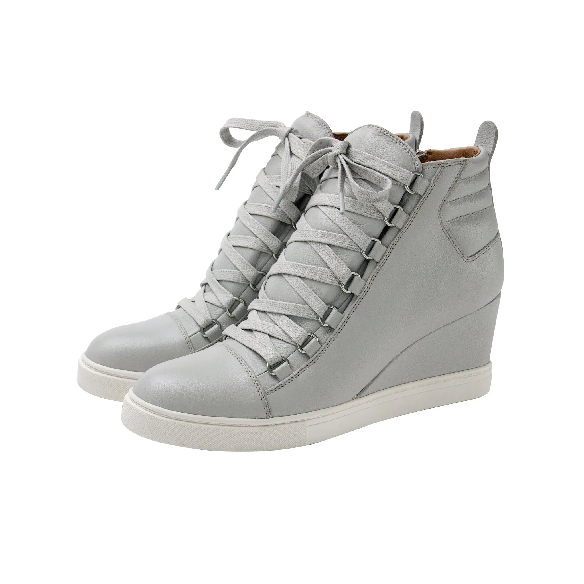 FENTON | Lace-Up Wedge Sneakers