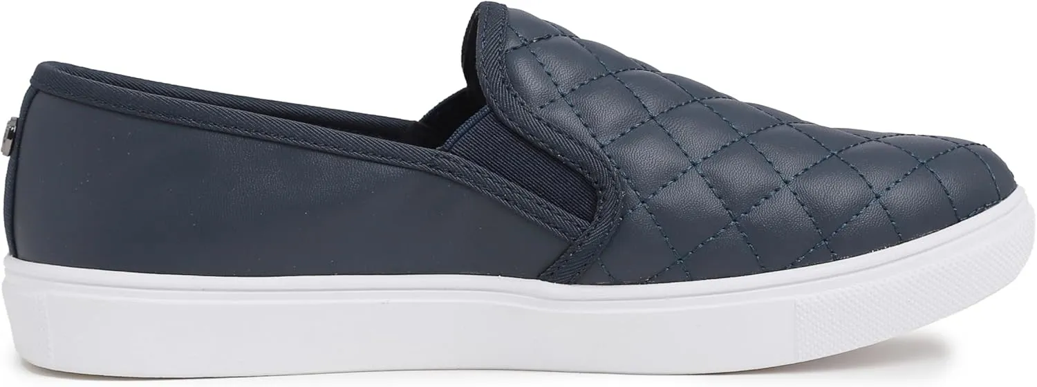 FEVERSOLE Women's Casual Slip On Sneaker Comfort Quilted Loafer Flats