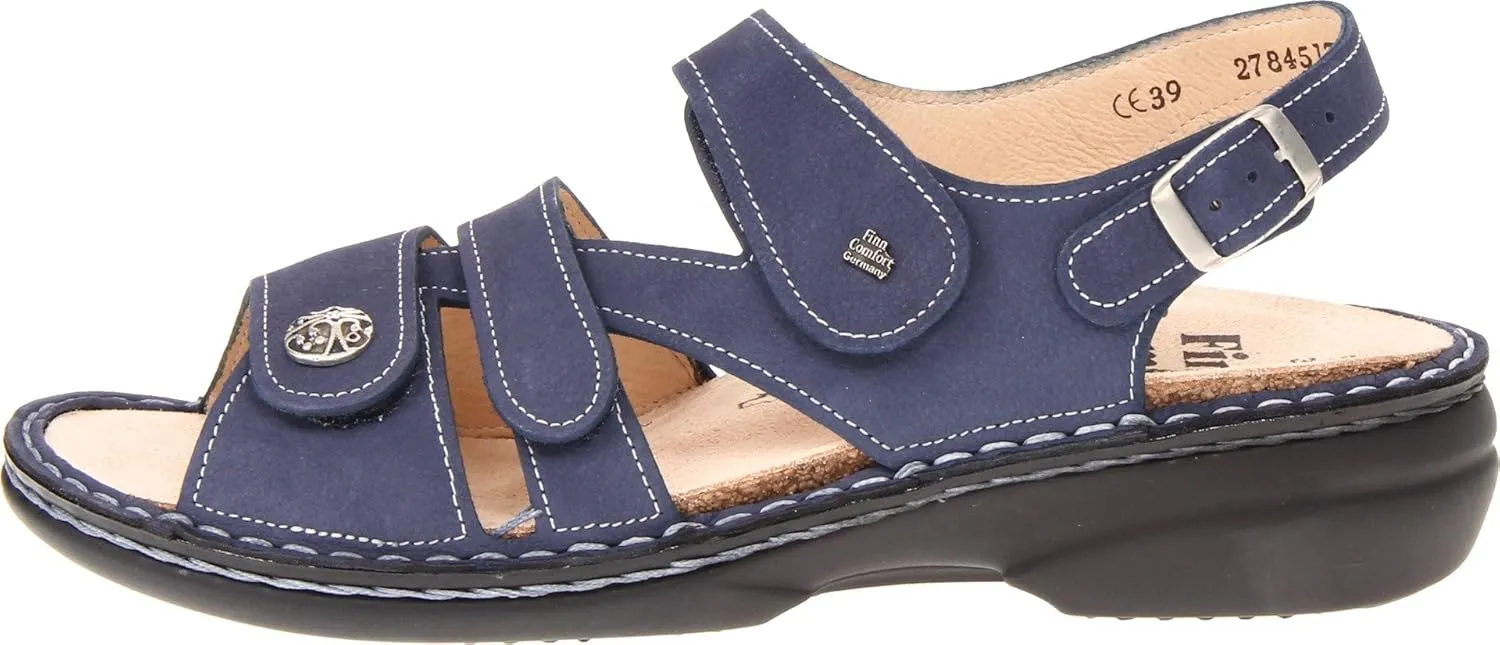Finn Comfort Women's Gomera Ankle Strap, 34 EU X-Weit
