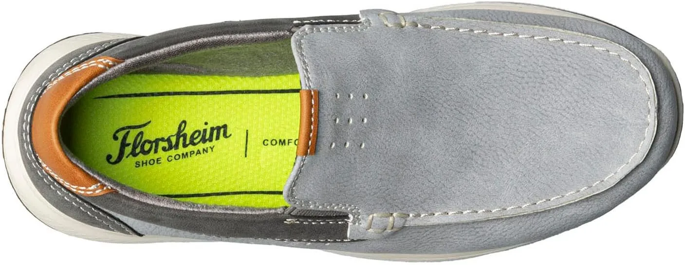 Florsheim Boy's Crossover Moc Toe Slip-on Jr. (Toddler/Little Big Kid) Loafer