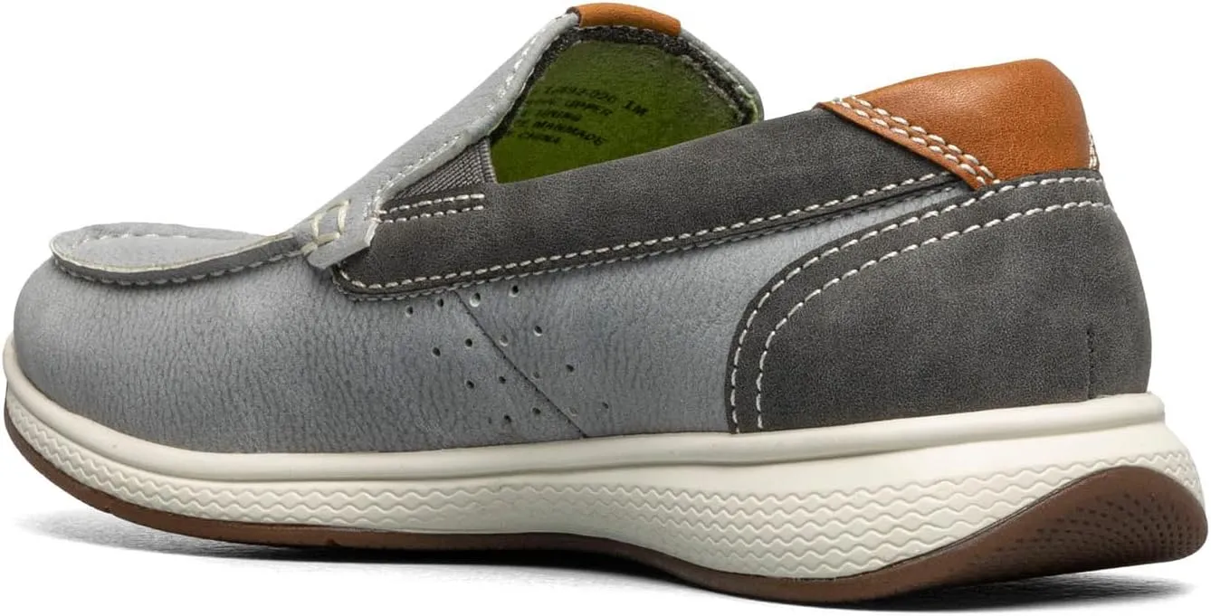 Florsheim Boy's Crossover Moc Toe Slip-on Jr. (Toddler/Little Big Kid) Loafer