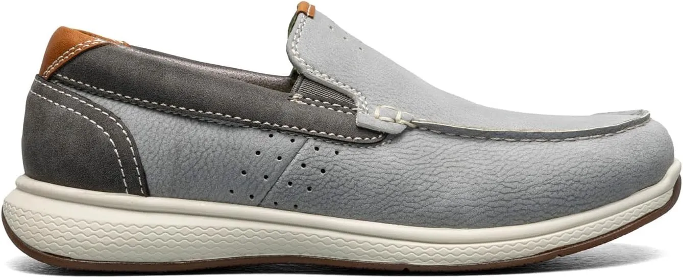 Florsheim Boy's Crossover Moc Toe Slip-on Jr. (Toddler/Little Big Kid) Loafer