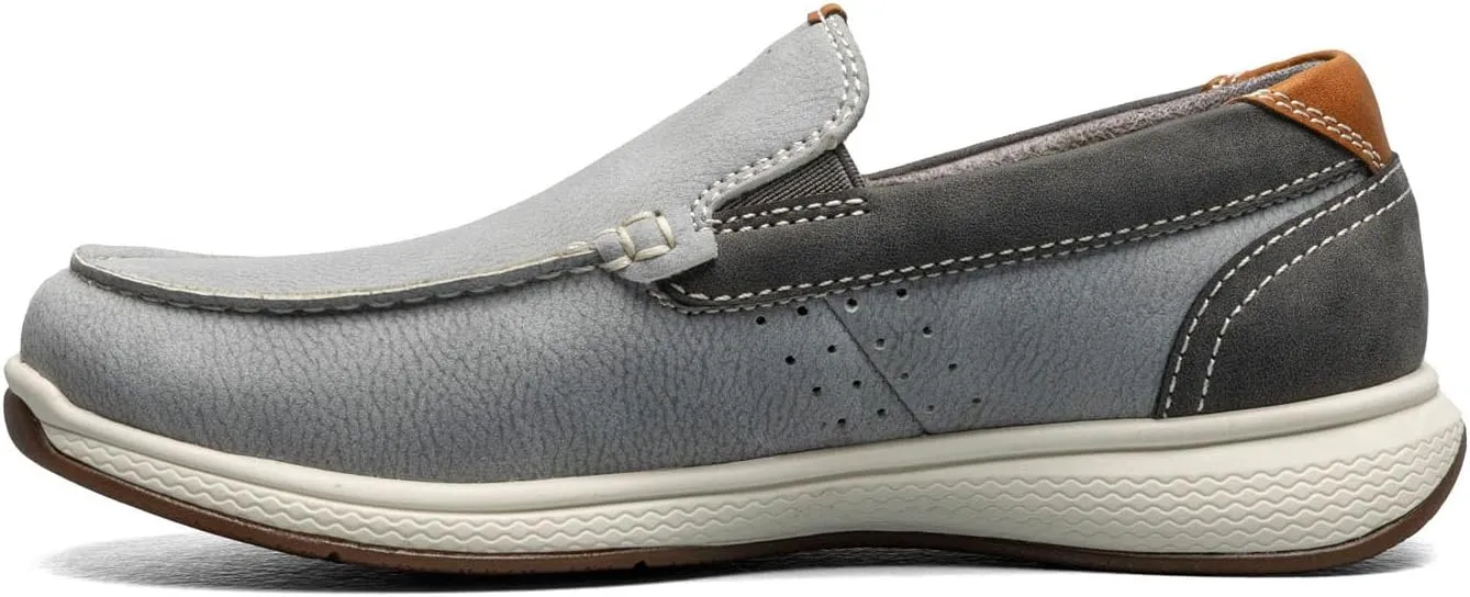 Florsheim Boy's Crossover Moc Toe Slip-on Jr. (Toddler/Little Big Kid) Loafer