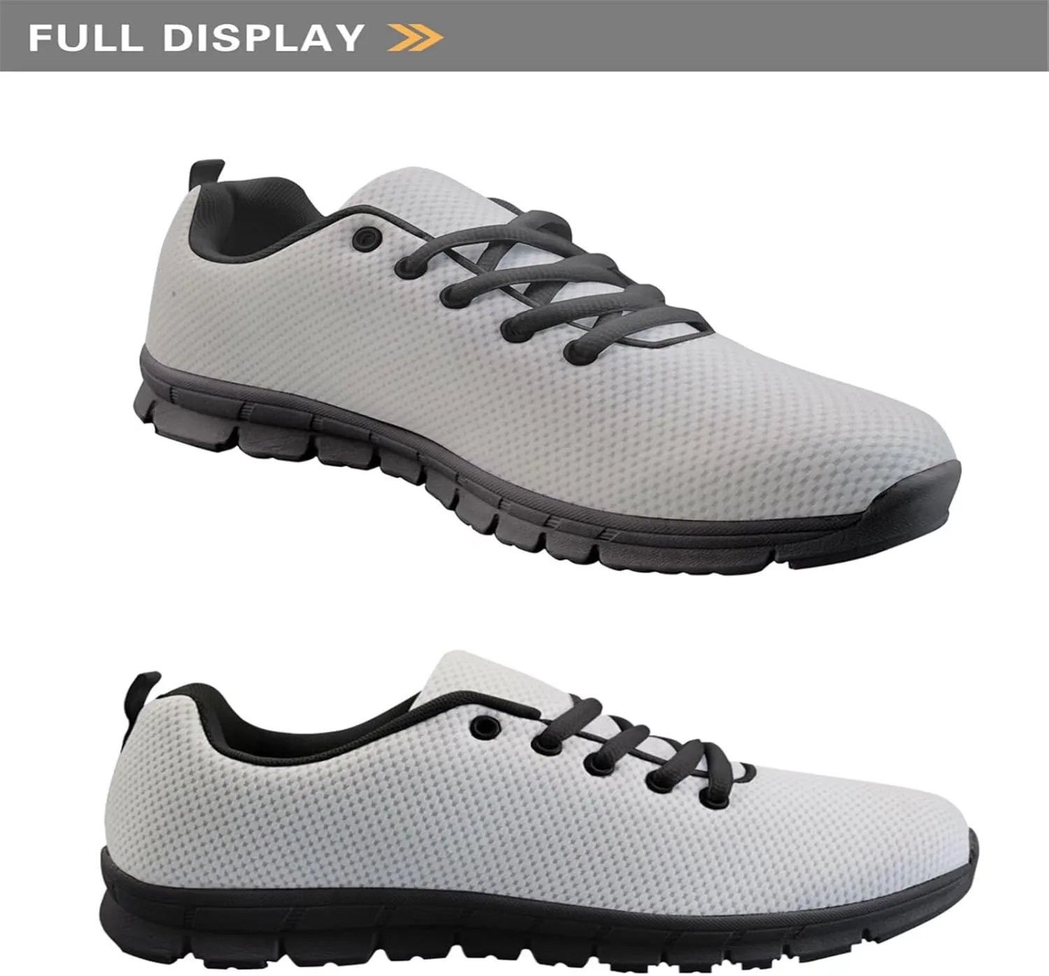 Forchrinse Green Cactus Printed Running Shoes Non-Slip Casual Sneaker for Men Women