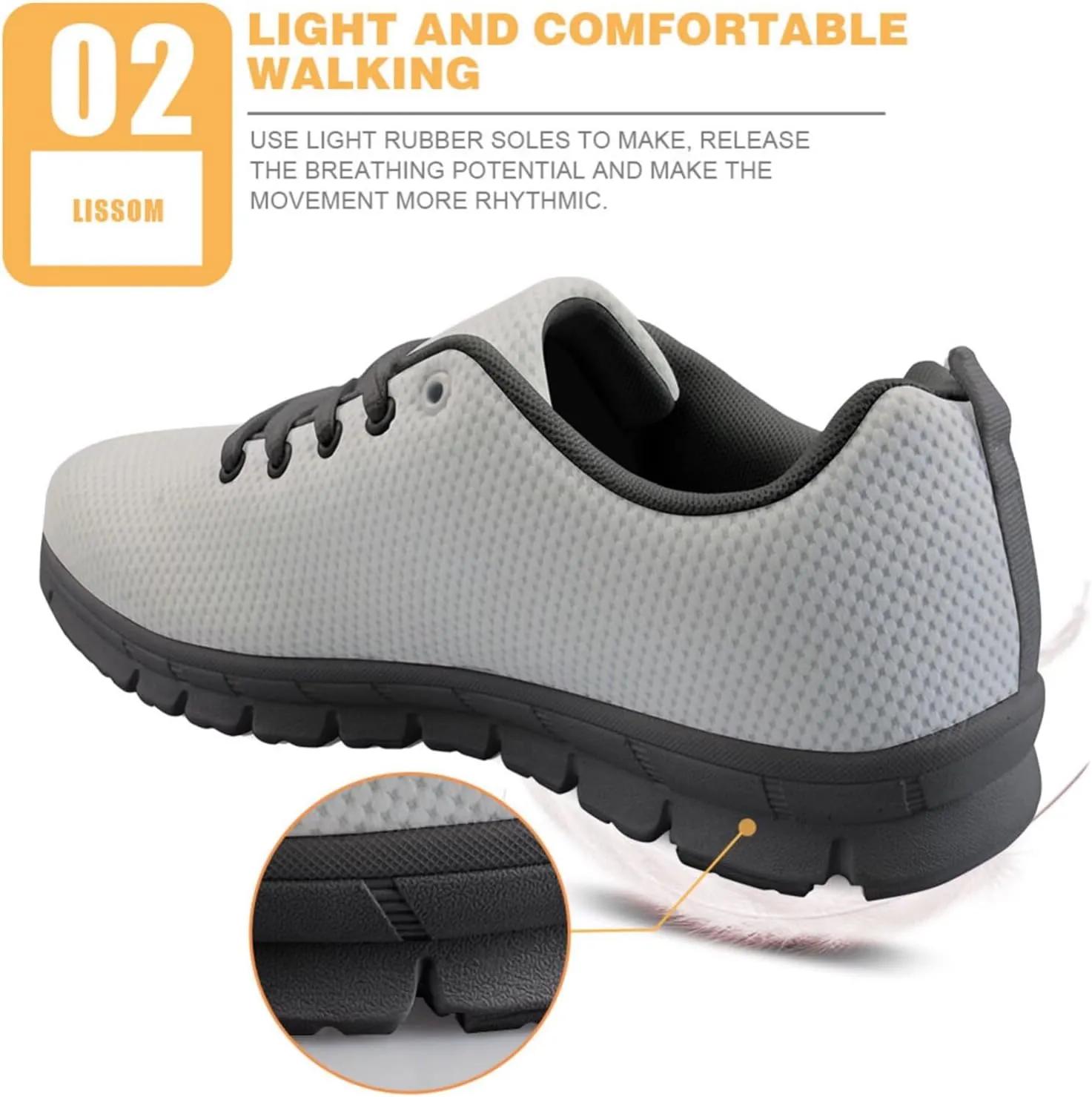 Forchrinse Green Cactus Printed Running Shoes Non-Slip Casual Sneaker for Men Women