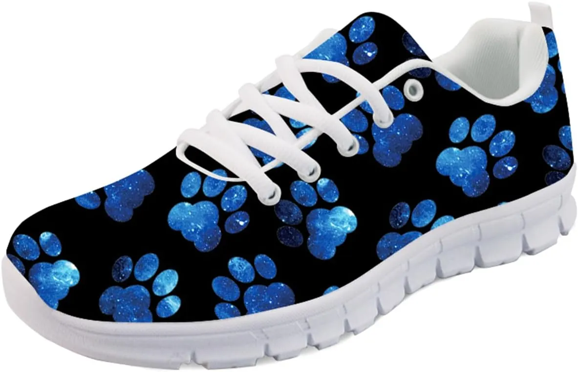 Forchrinse Shining Scales Print Women's Running Shoes Lightweight Comfortable Athletic Tennis Walking Sneaker