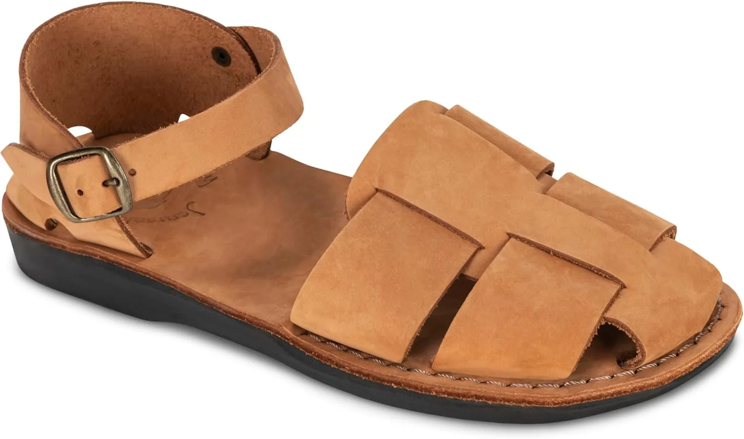 Gemma - Leather Adjustable Strap Sandal - Womens Sandals