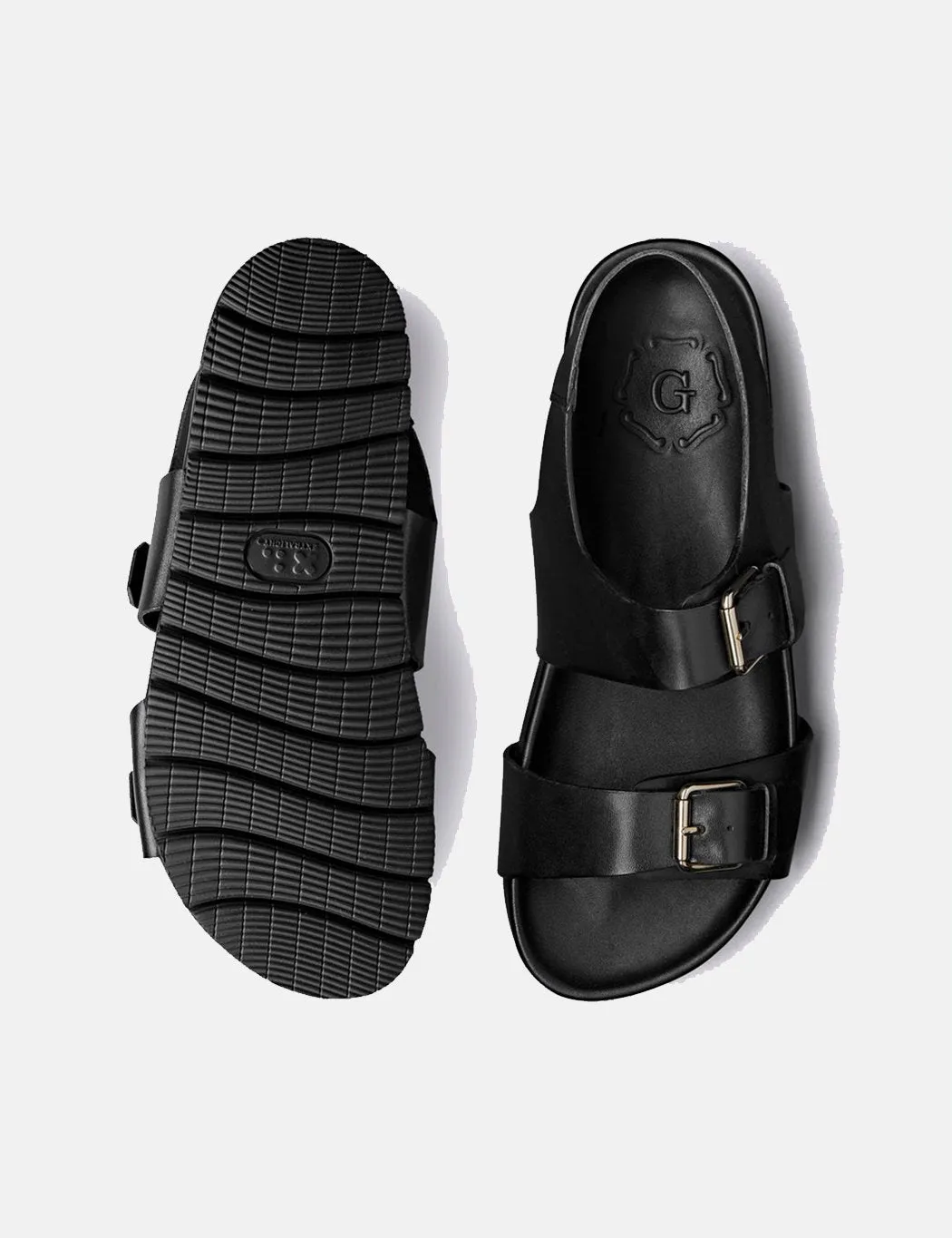 Grenson Sandal (Leather) - Black Value for money Lennox Fast international delivery