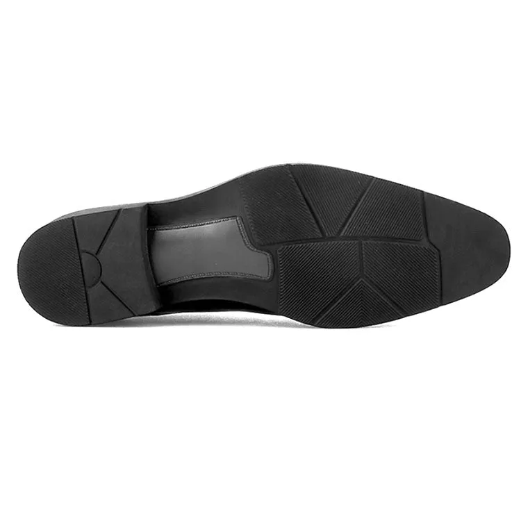 Handmade Leather Perforated Derby Shoes