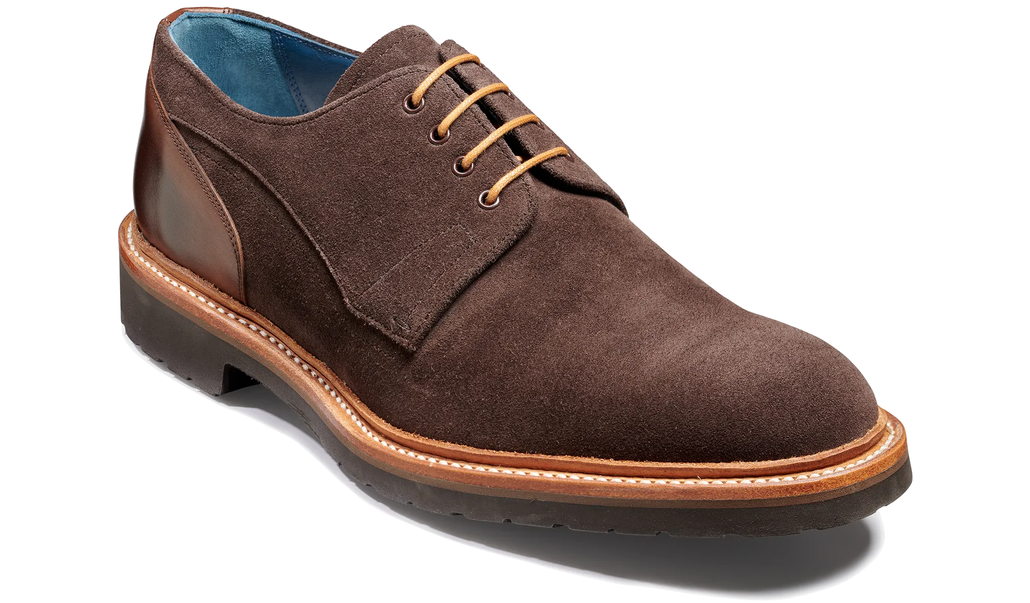 Harlem - Bitter Choc Suede / Walnut Calf