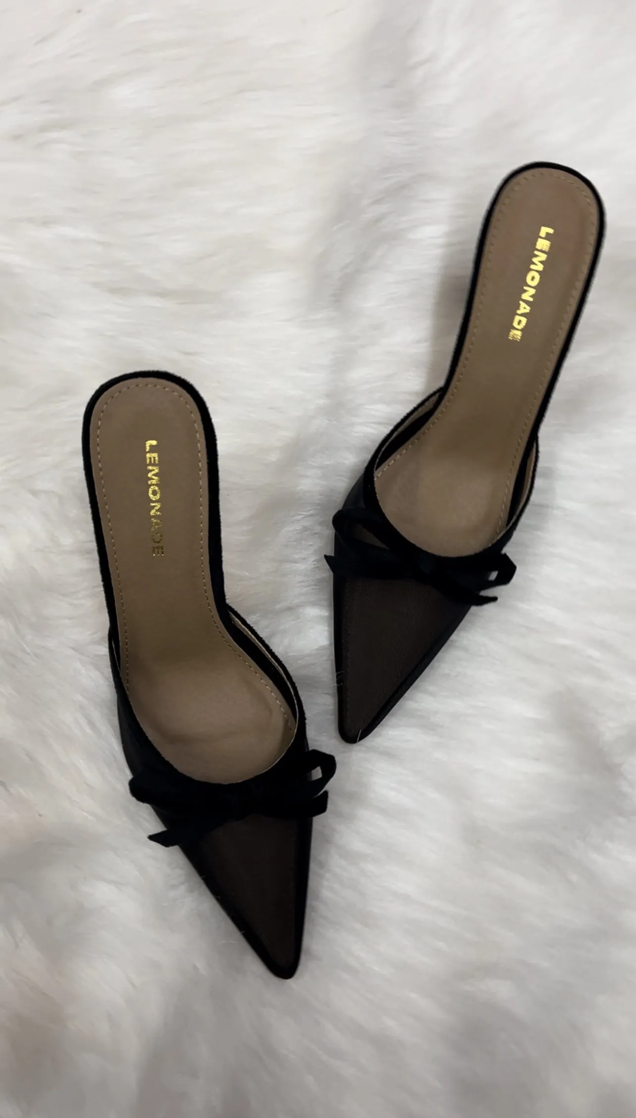 Hopeless Night Pointed Heel - Black