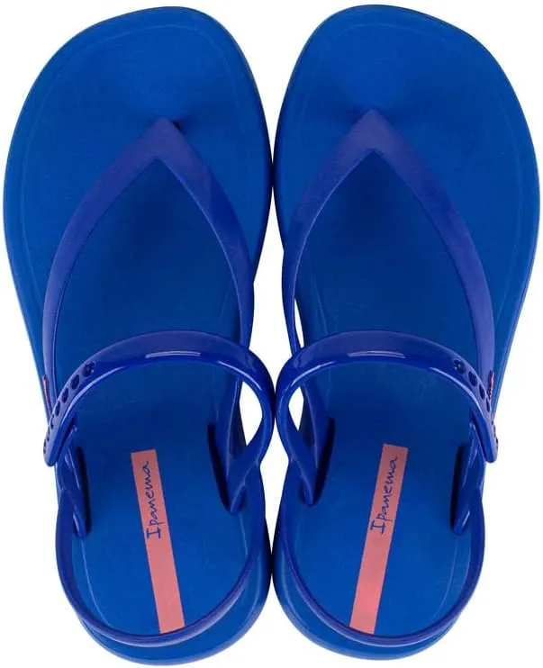 Ipanema Women's Verano Sandal - Women's Platform Sandals, Thong Sandal with Adjustable Ankle Strap, Low Wedges, PVC Sandals for Women