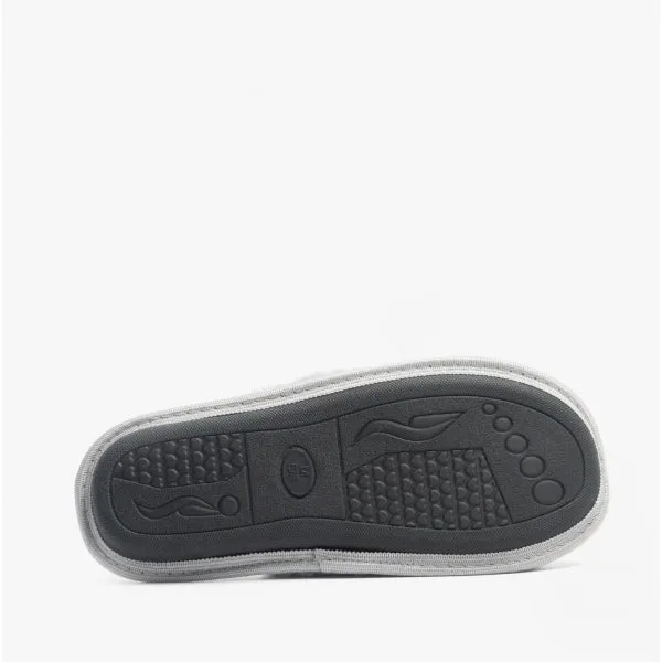 Jo & Joe EMPRESS Womens Open Toe Mule Slippers Grey