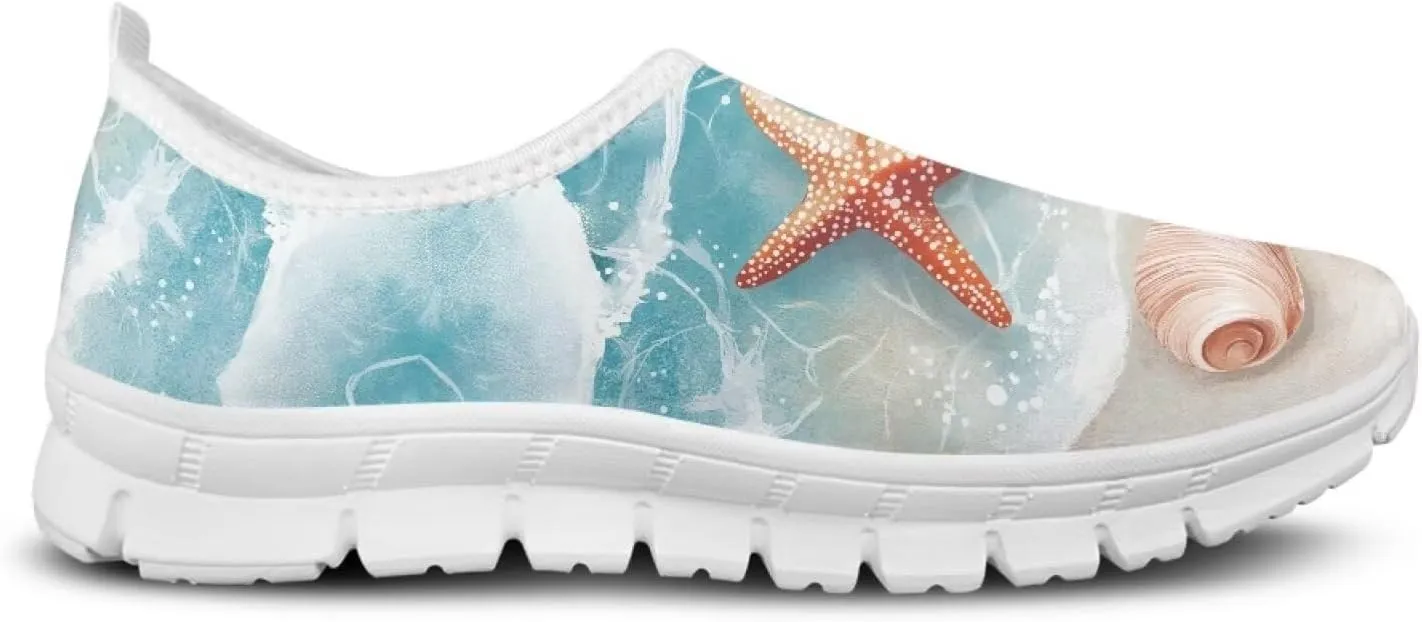 JoyLamoria Bright Blossom Walking Shoes Travel Clog Slip on Causal Loafer with Floral Print Fashion Sneakers for Men Women
