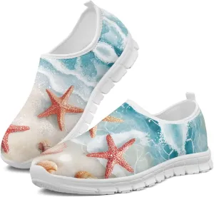 JoyLamoria Bright Blossom Walking Shoes Travel Clog Slip on Causal Loafer with Floral Print Fashion Sneakers for Men Women