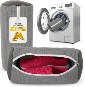 Jumbo Shoe Washing Machine Bag | Laundry Shoe Bag for Washer and Dryer - Reusable Sneaker Washing Machine Bag | Shoe Laundry Bag - Suitable for All Footwear and Sizes