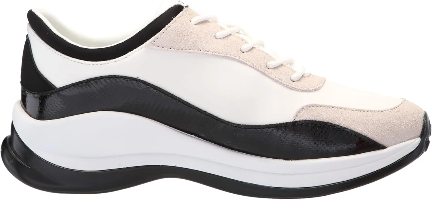 KARL LAGERFELD womens Coty Everyday Lace Up Sneaker