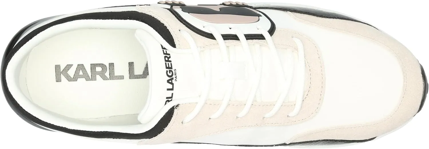 KARL LAGERFELD womens Coty Everyday Lace Up Sneaker