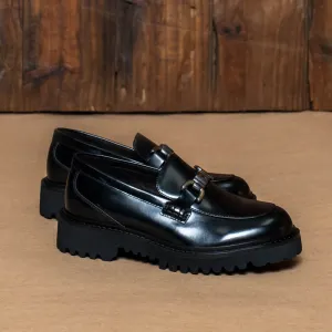KH Patent Buckled Loafer - Black