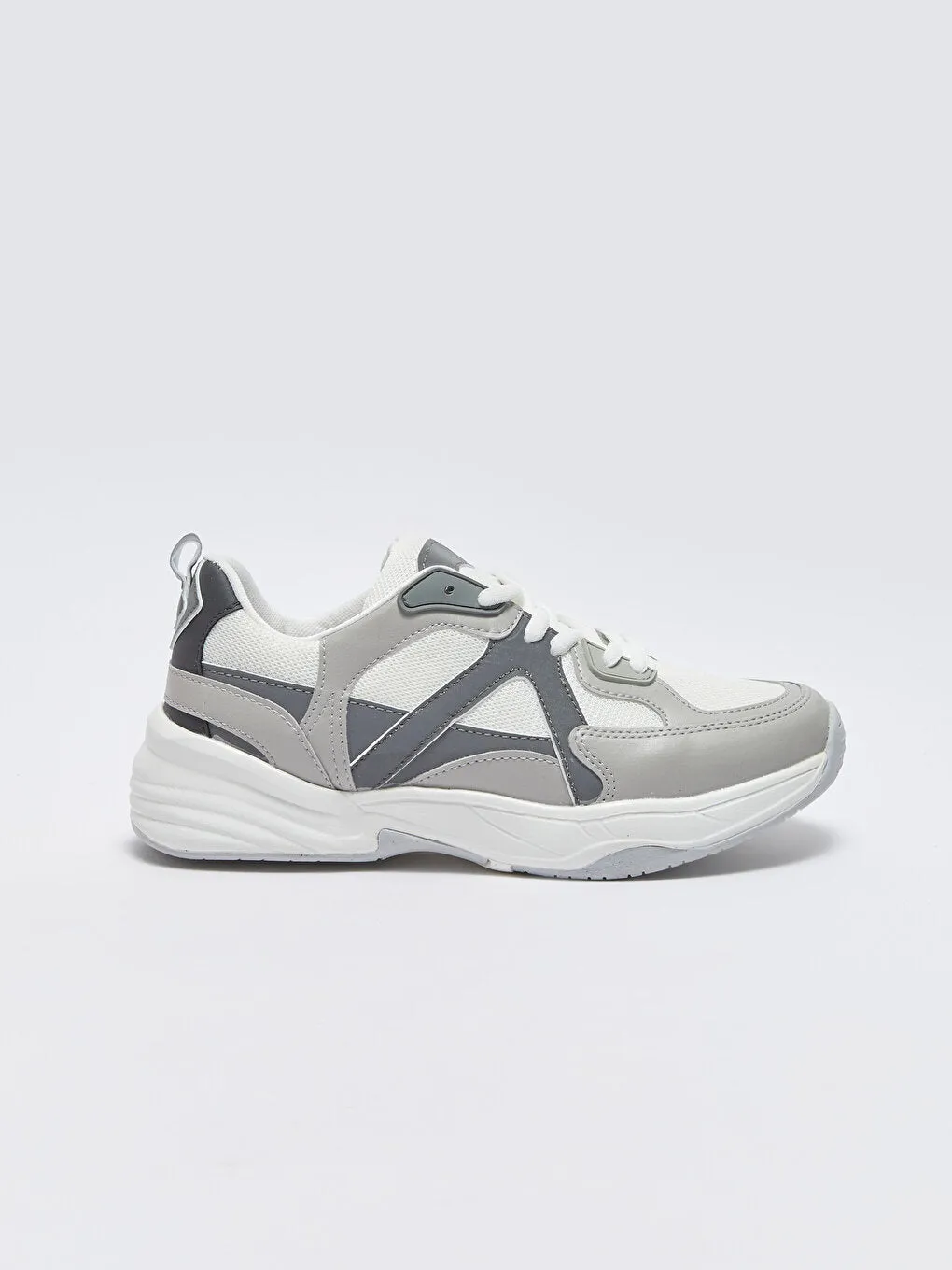 Lace-up Color Block Women's Sneakers