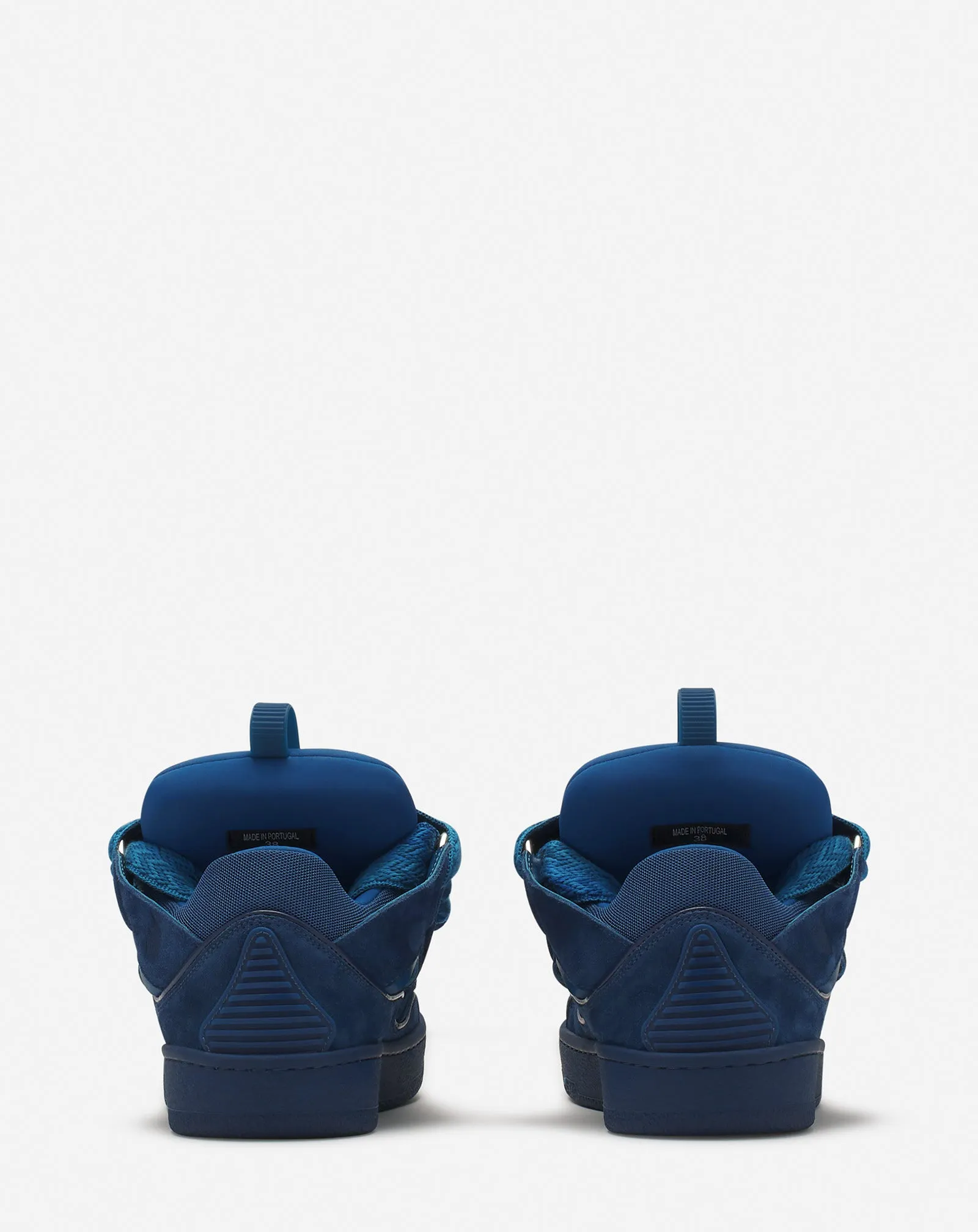 LEATHER CURB SNEAKERS