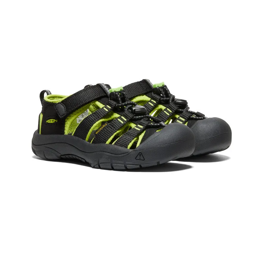 Little Kids' Newport H2 - Black/Lime Green