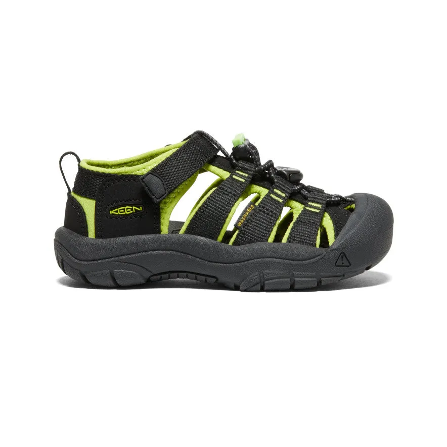 Little Kids' Newport H2 - Black/Lime Green