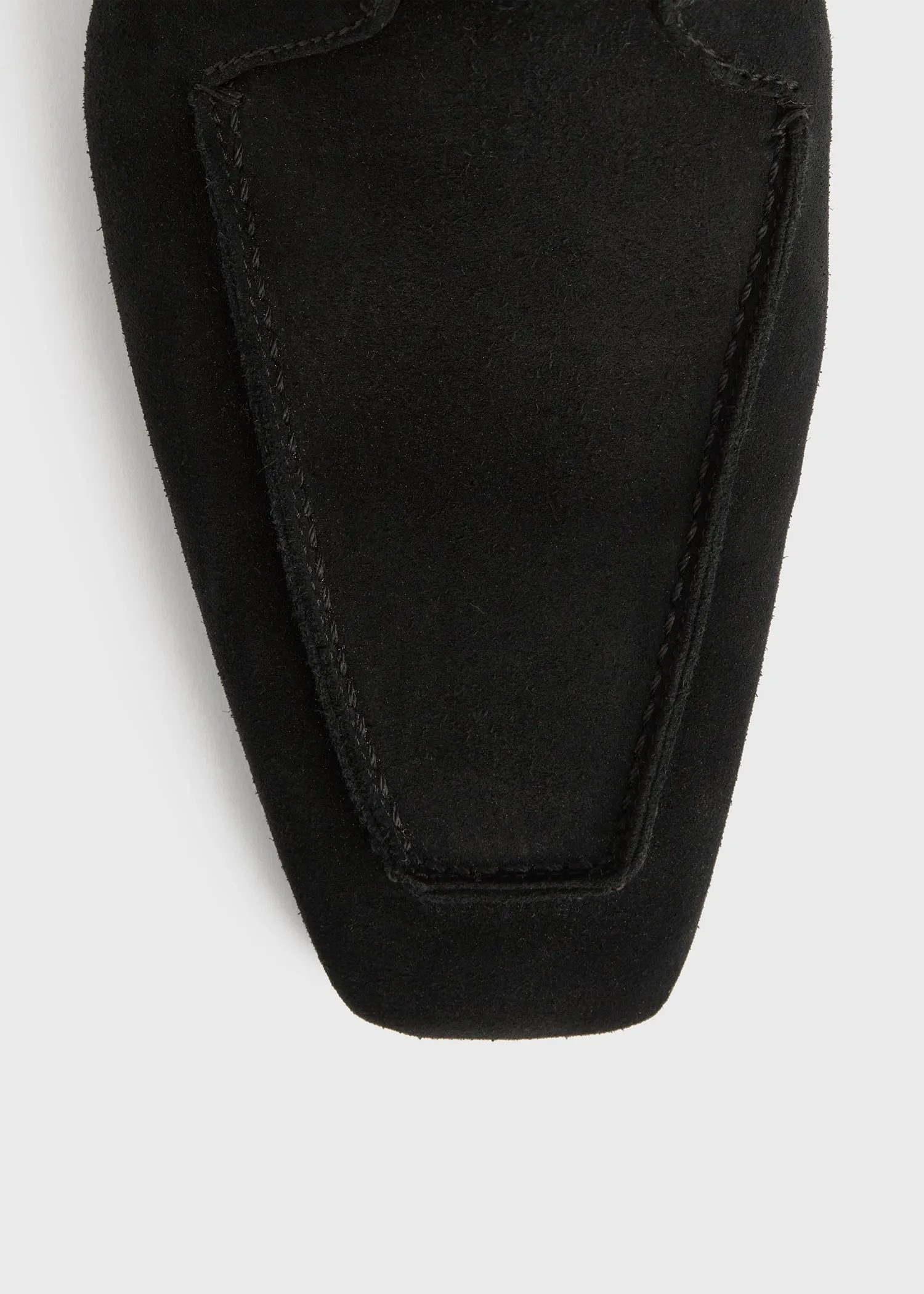 Loafer boots black