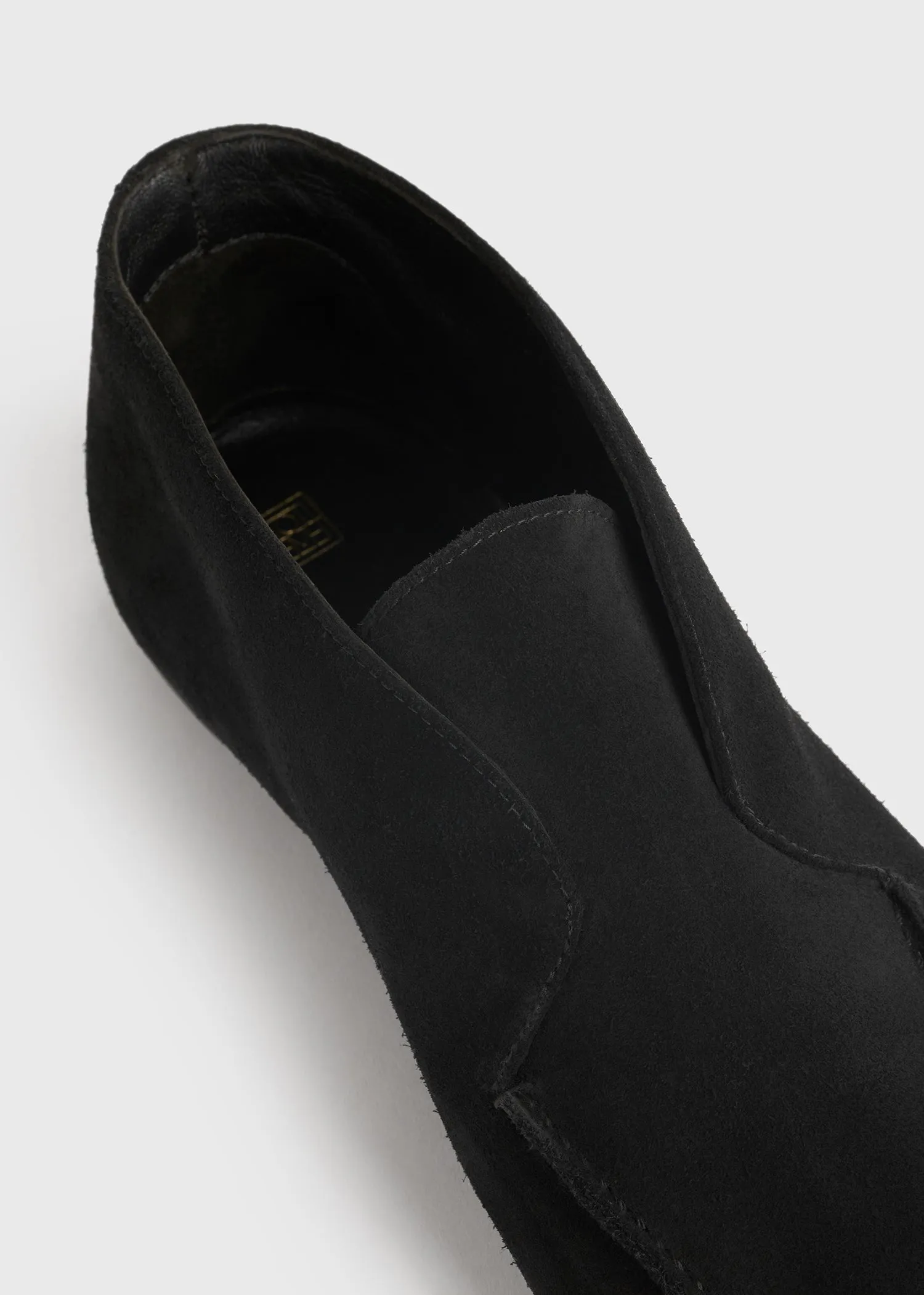 Loafer boots black