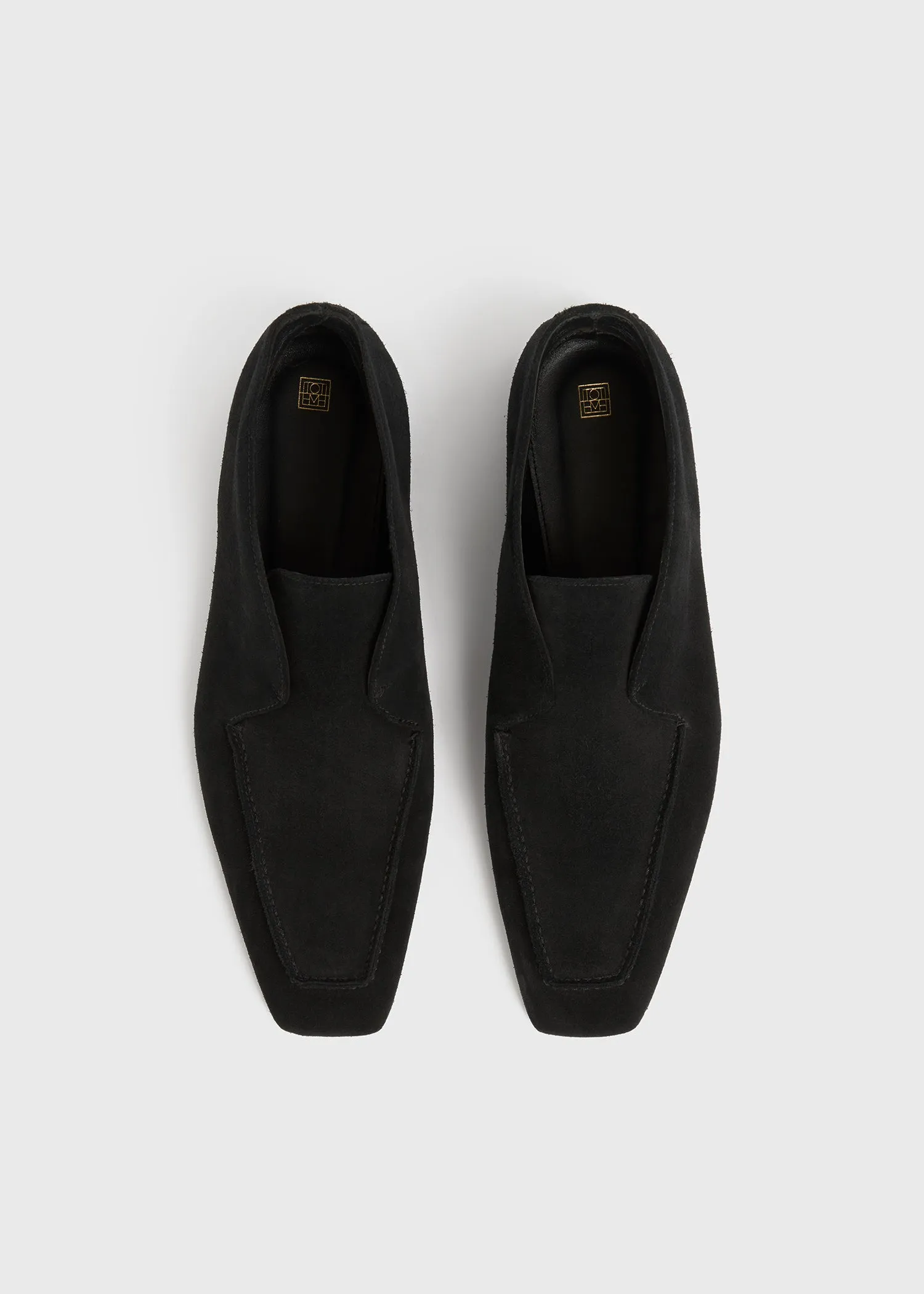 Loafer boots black