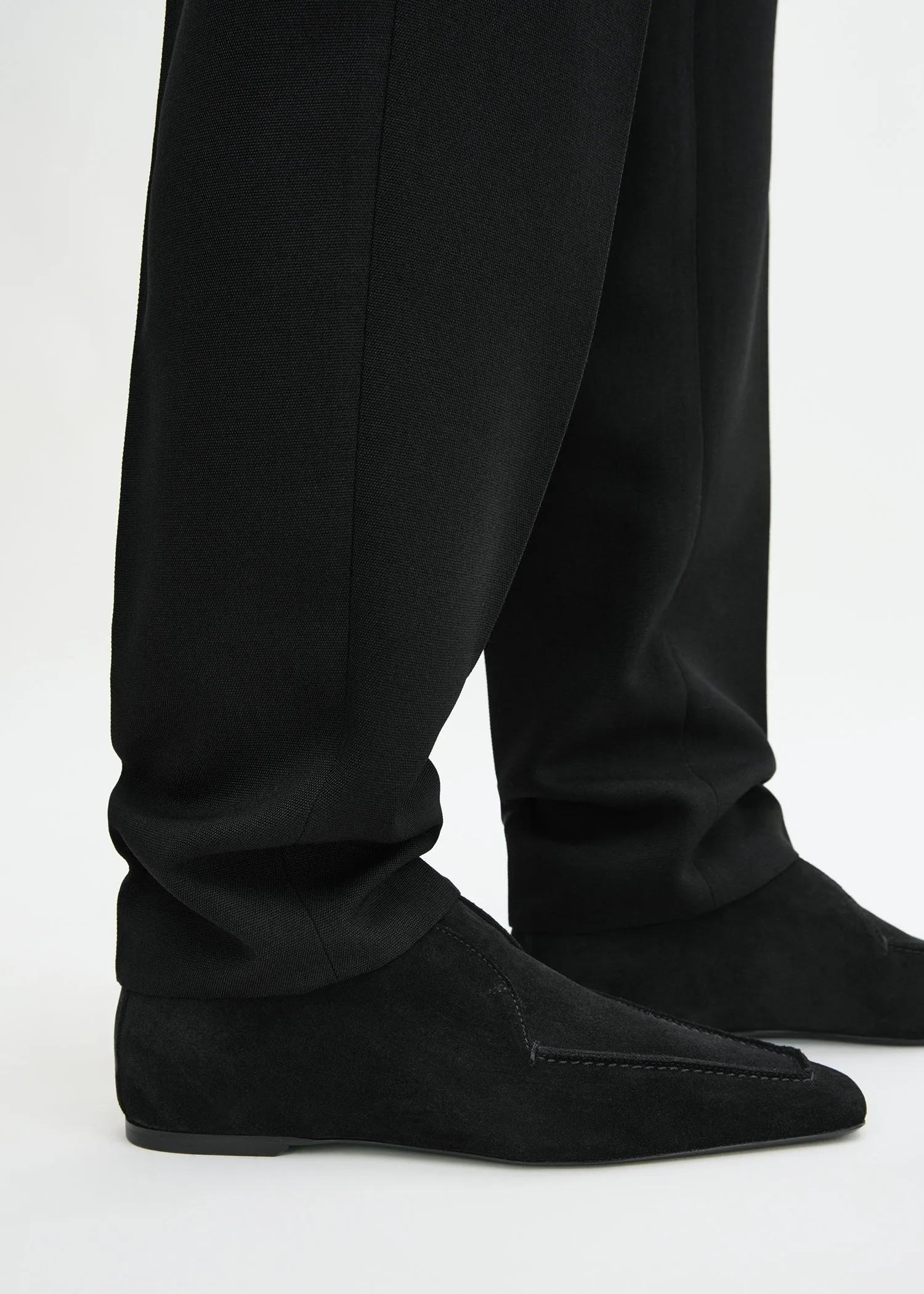 Loafer boots black