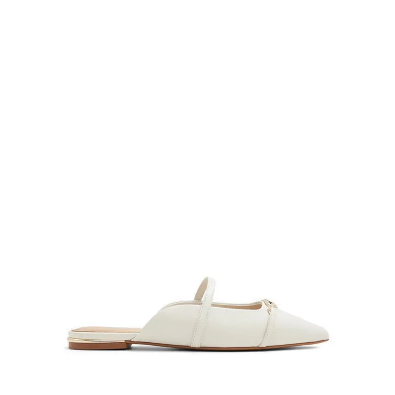 Marylune Women Mule Shoes - White