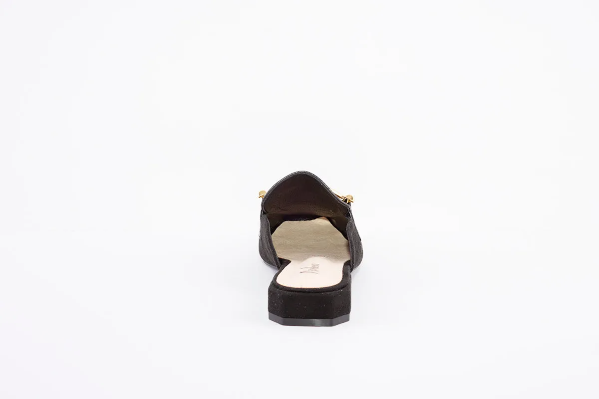 MENBUR - 22805 TOE-IN DRESSY MULE - BLACK
