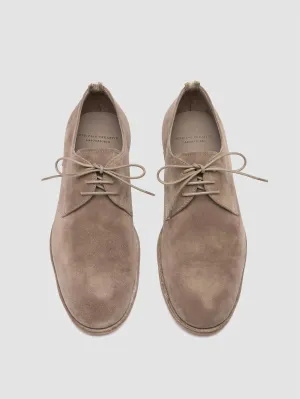 Men's Alice Suede Derby Shoe In Taupe