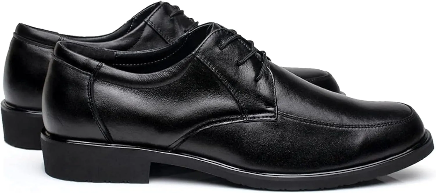 Men's Formal Shoes, Gentlemen's Dinner Derby Shoes, Men's Soft Soled Lace up Business Shoes, Classic Office Leather Shoes