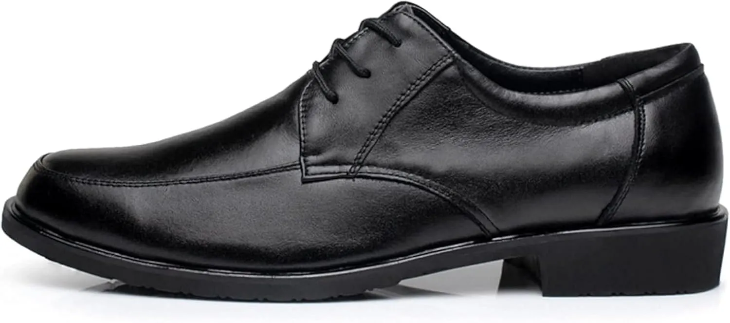 Men's Formal Shoes, Gentlemen's Dinner Derby Shoes, Men's Soft Soled Lace up Business Shoes, Classic Office Leather Shoes
