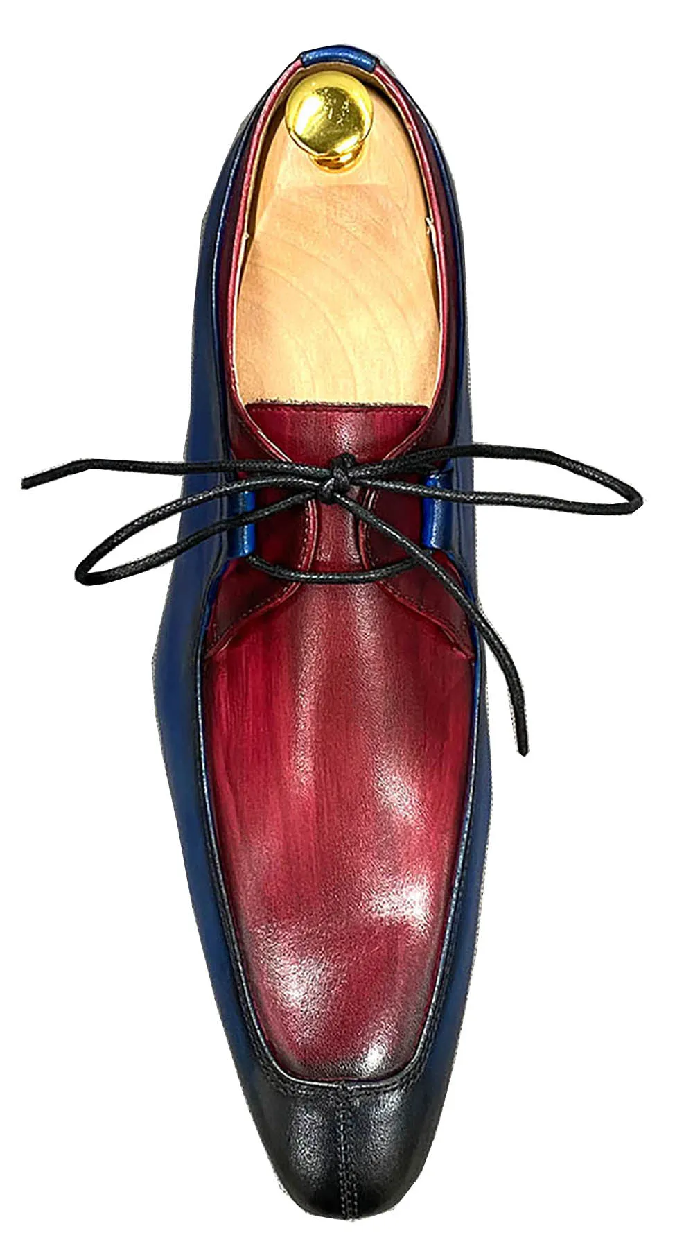 Men's Handmade Dress Formal Plain Toe Derby