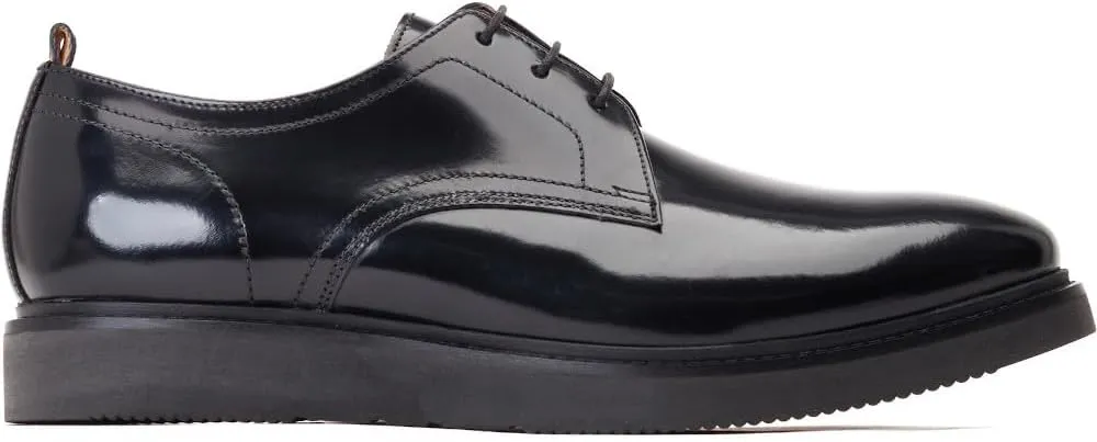 Mens Roly Plain Toe Leather Derby Shoes