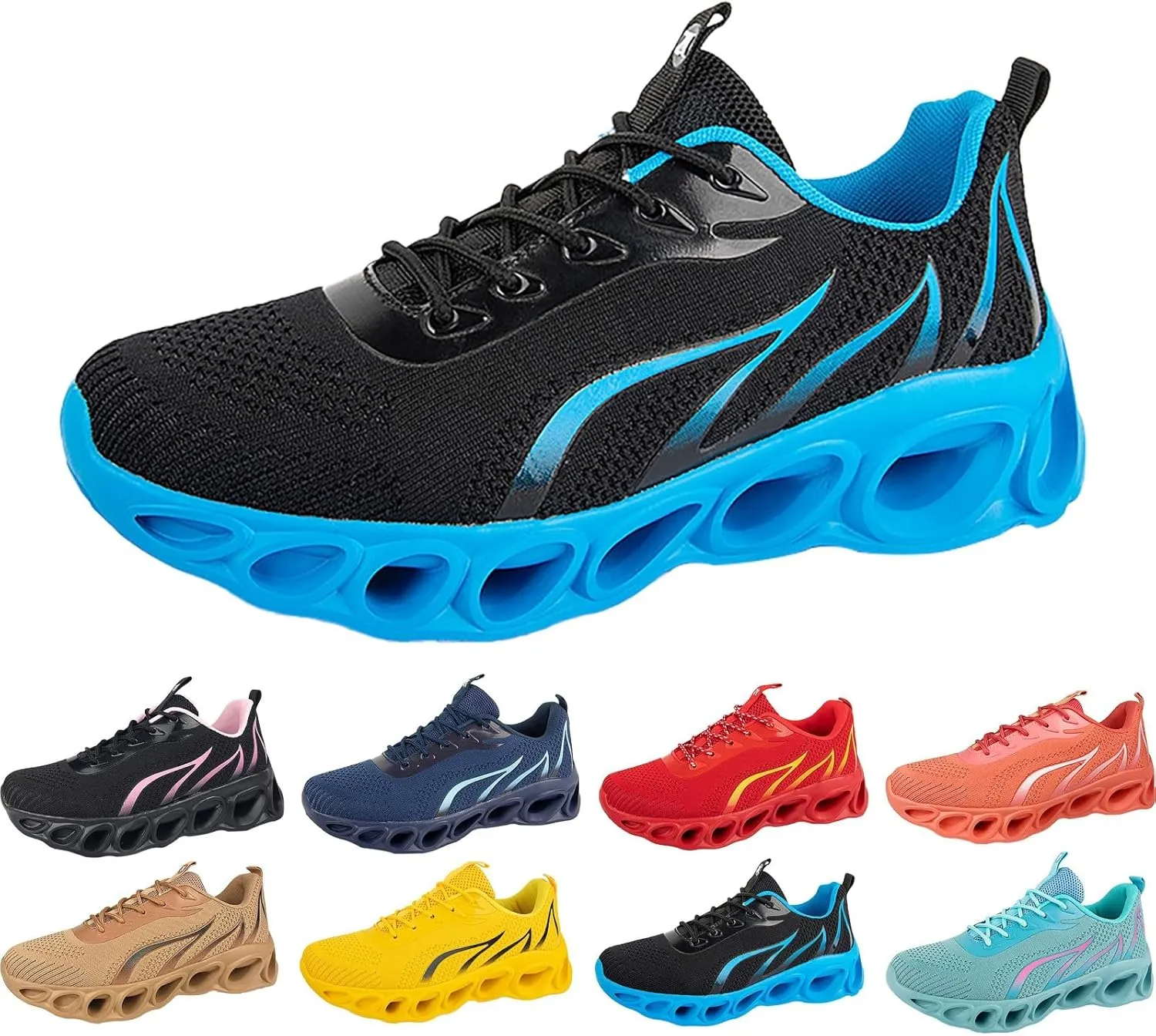 Mens Running Shoes Mesh Woman Shoes Casual Women's Fashion Sneakers Women's Walking Lightweight Tennis Fashion Basketball Shoe Grip Trainers Shoe