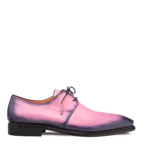 Mezlan Principe 20842 Men's Shoes Pink Patina Leather Derby (MZ3644)