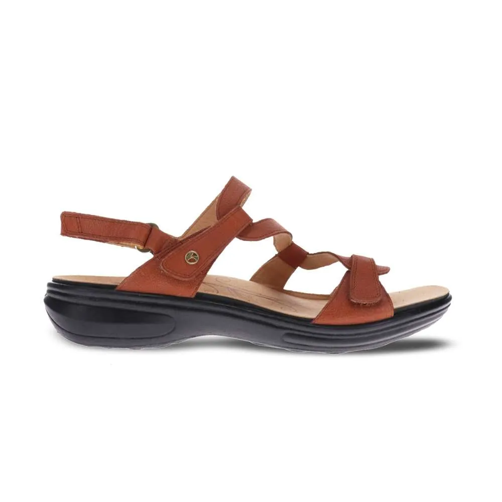 Miami Adjustable Sandal - Cognac
