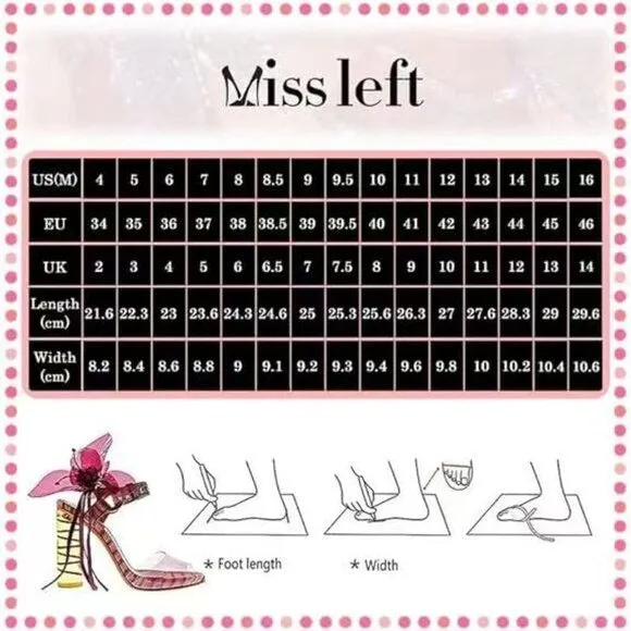 MISS LEFT Closed Pointed Toe Mule for Women Knotted Detail Slip On Backless