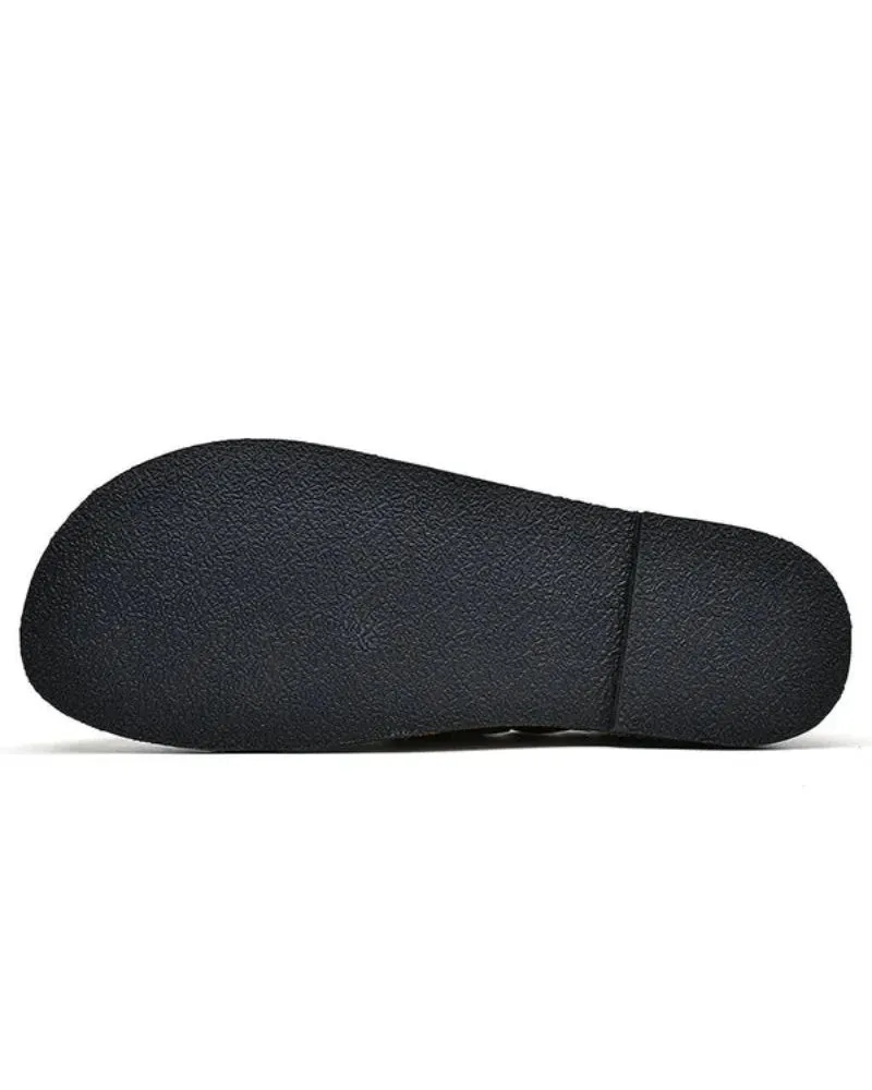 Montalvo Buckled Leather Loafers