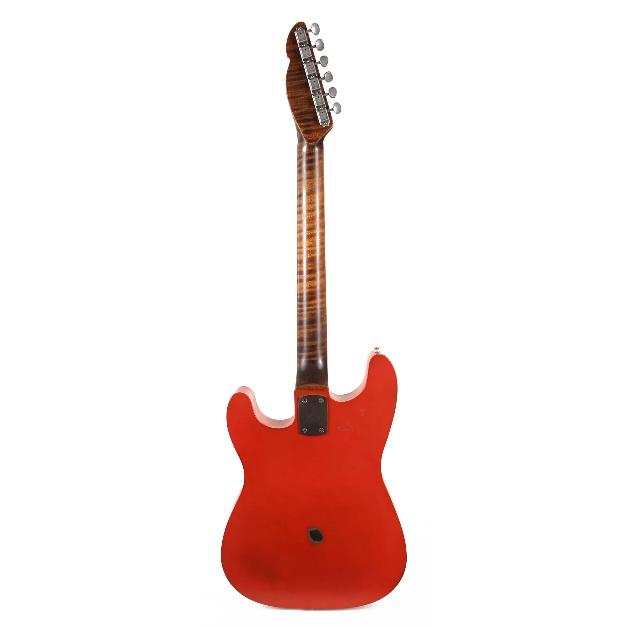 Mule Resophonic Mulecaster Double Cut Fiesta Red Used