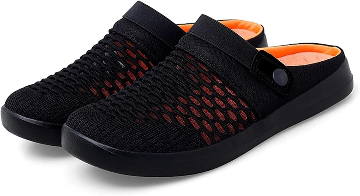 Mules Clogs for Women 2025 Air Cushion Platform Mesh Mules Sneaker Sandals for Women Orthopedic Arch Support Slippers Men Wide Width Slip On Walking Shoes