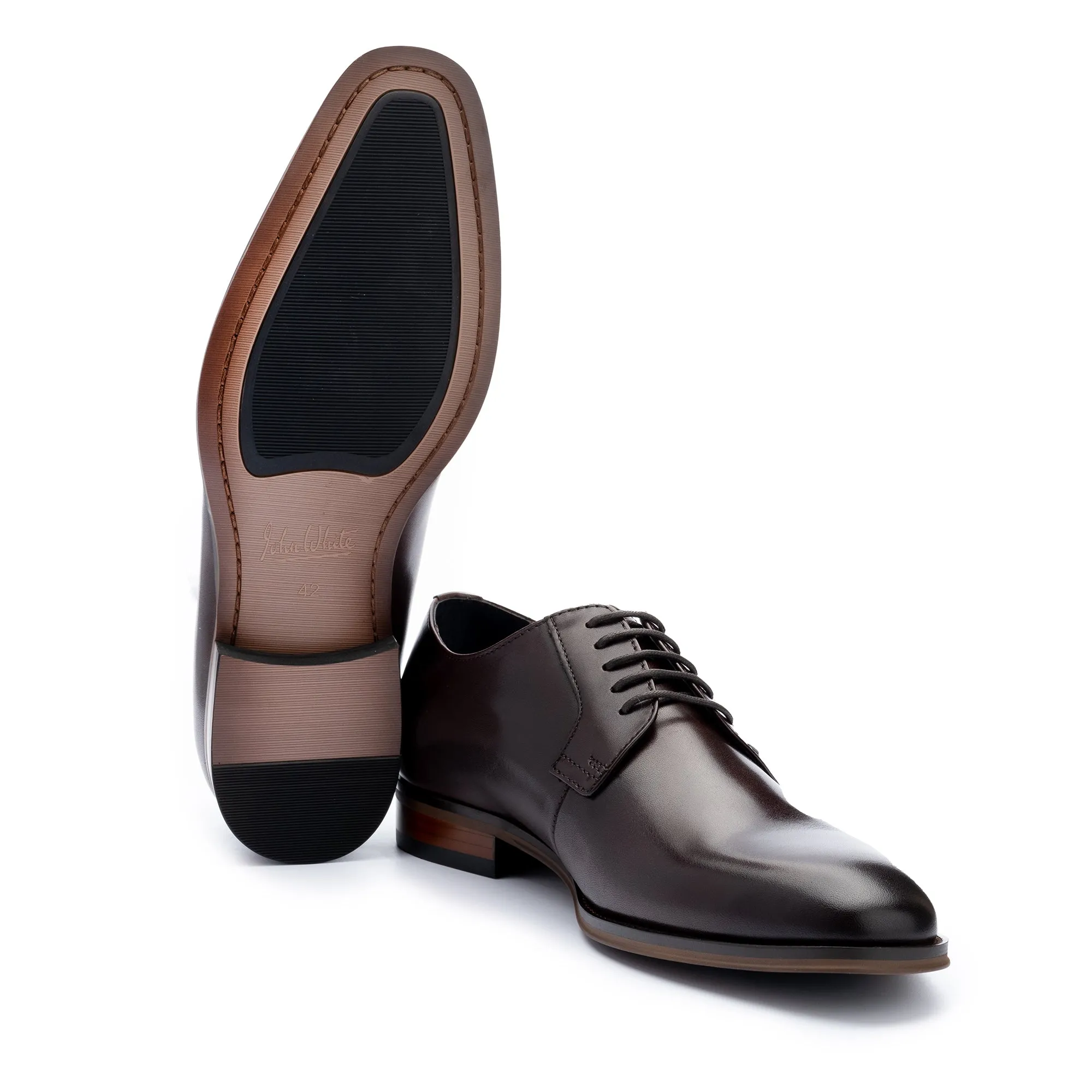 Mumford Brown Derby Shoes