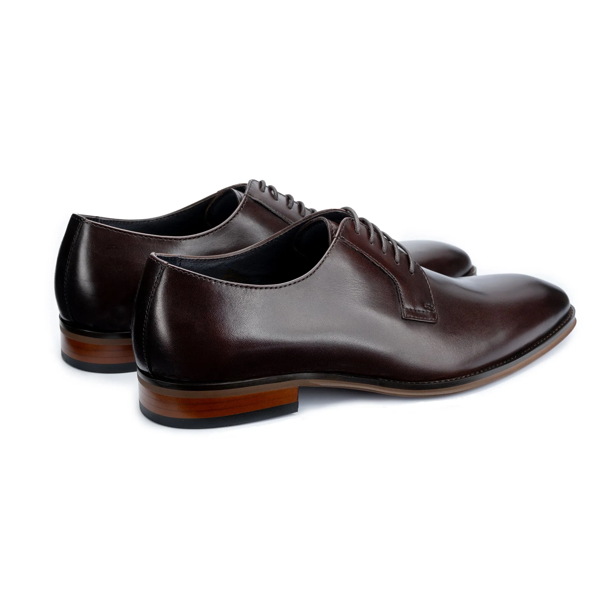 Mumford Brown Derby Shoes